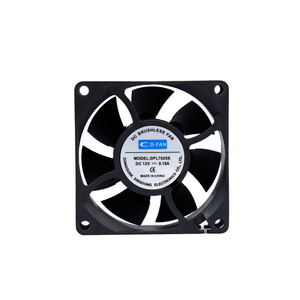 Ventilador Axial DC industrial de 70x70x25m 12v 24v 70mm para a fonte de alimentação