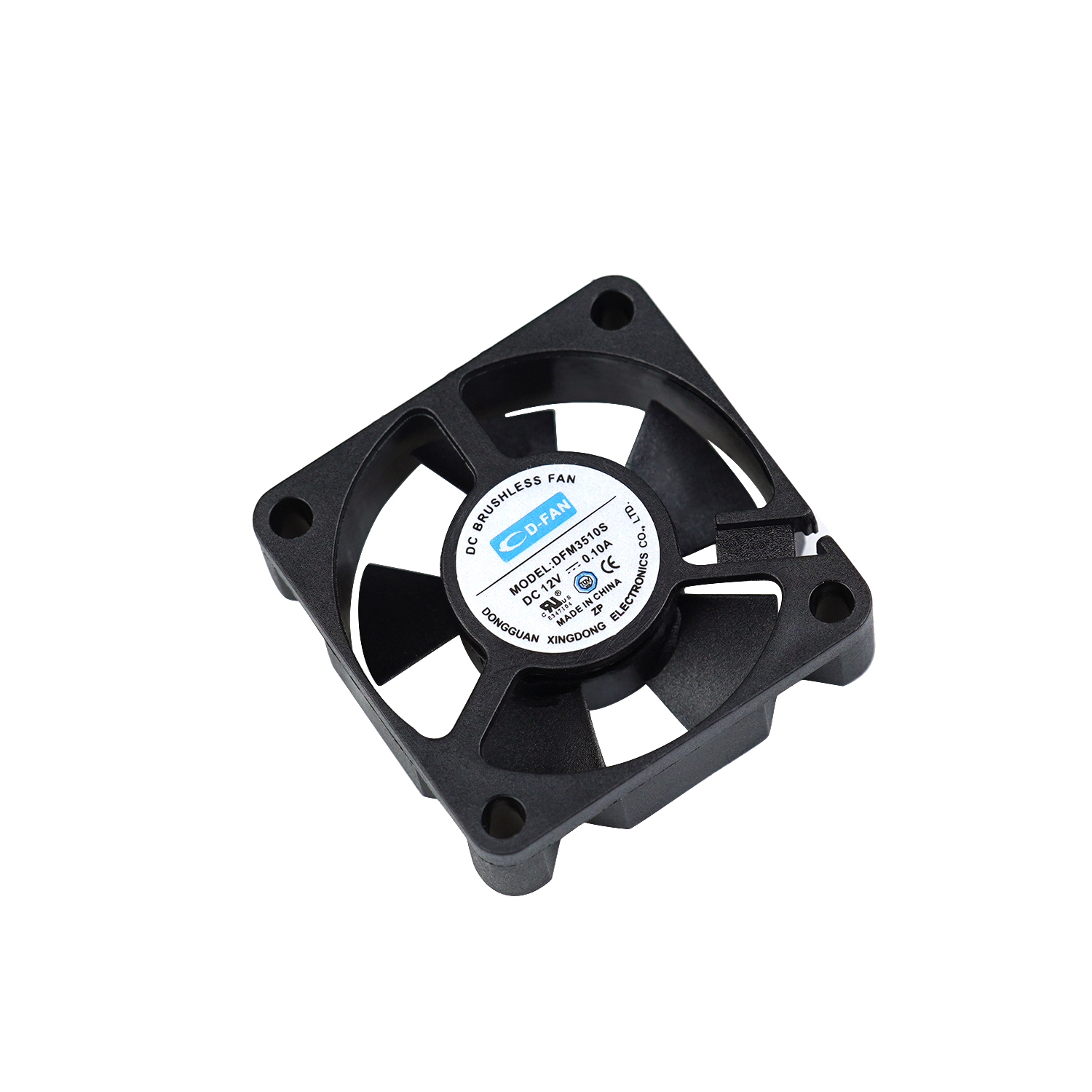 Velocidade variável 5V 12V 35mm mini dc ventilador axial