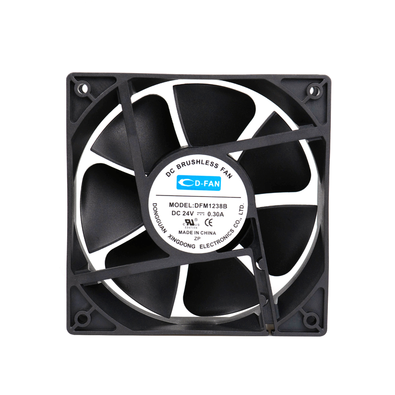 Alta qualidade 12V 24V 120mm dc ventilador axial