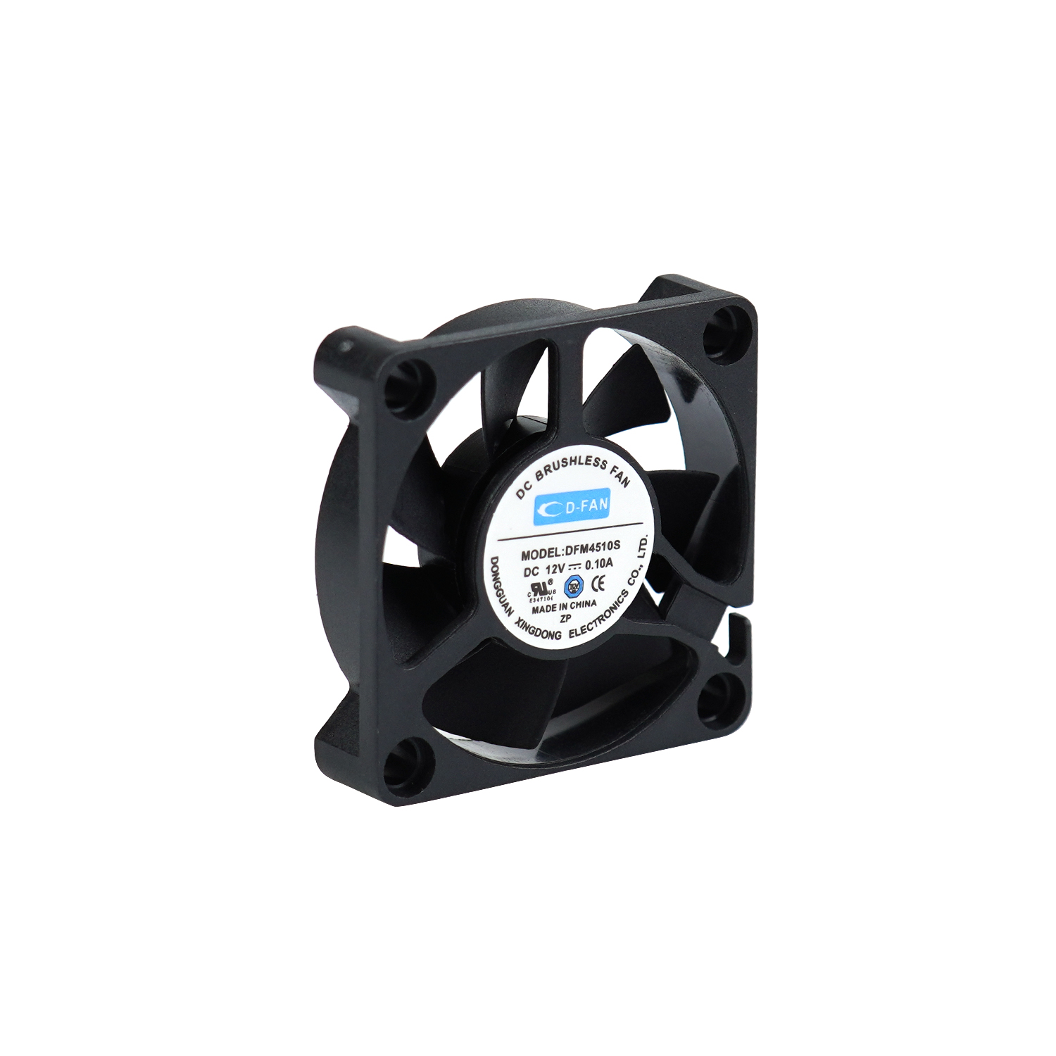 Ventilador axial de resfriamento 4510 DC sem escova OEM personalizado