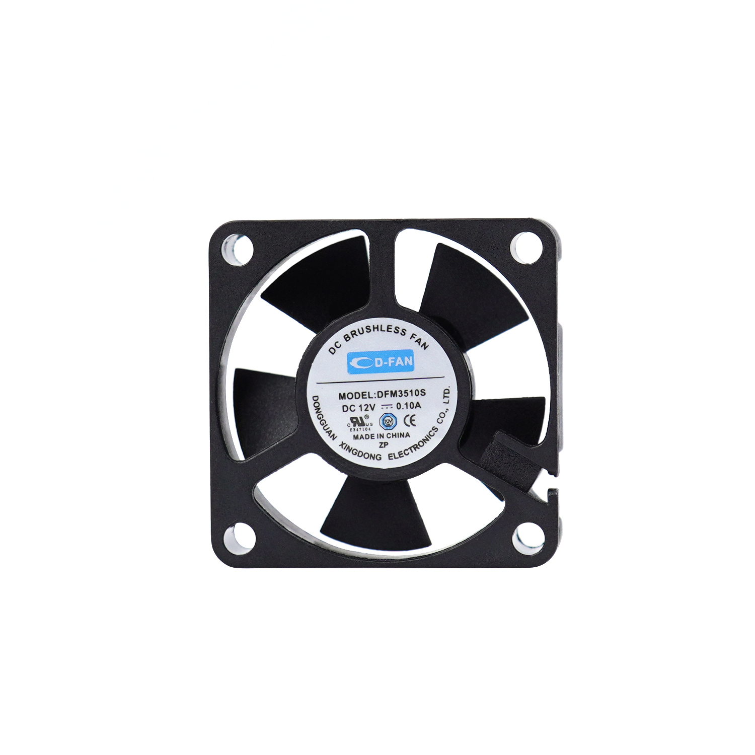 Velocidade variável 5V 12V 35mm mini dc ventilador axial