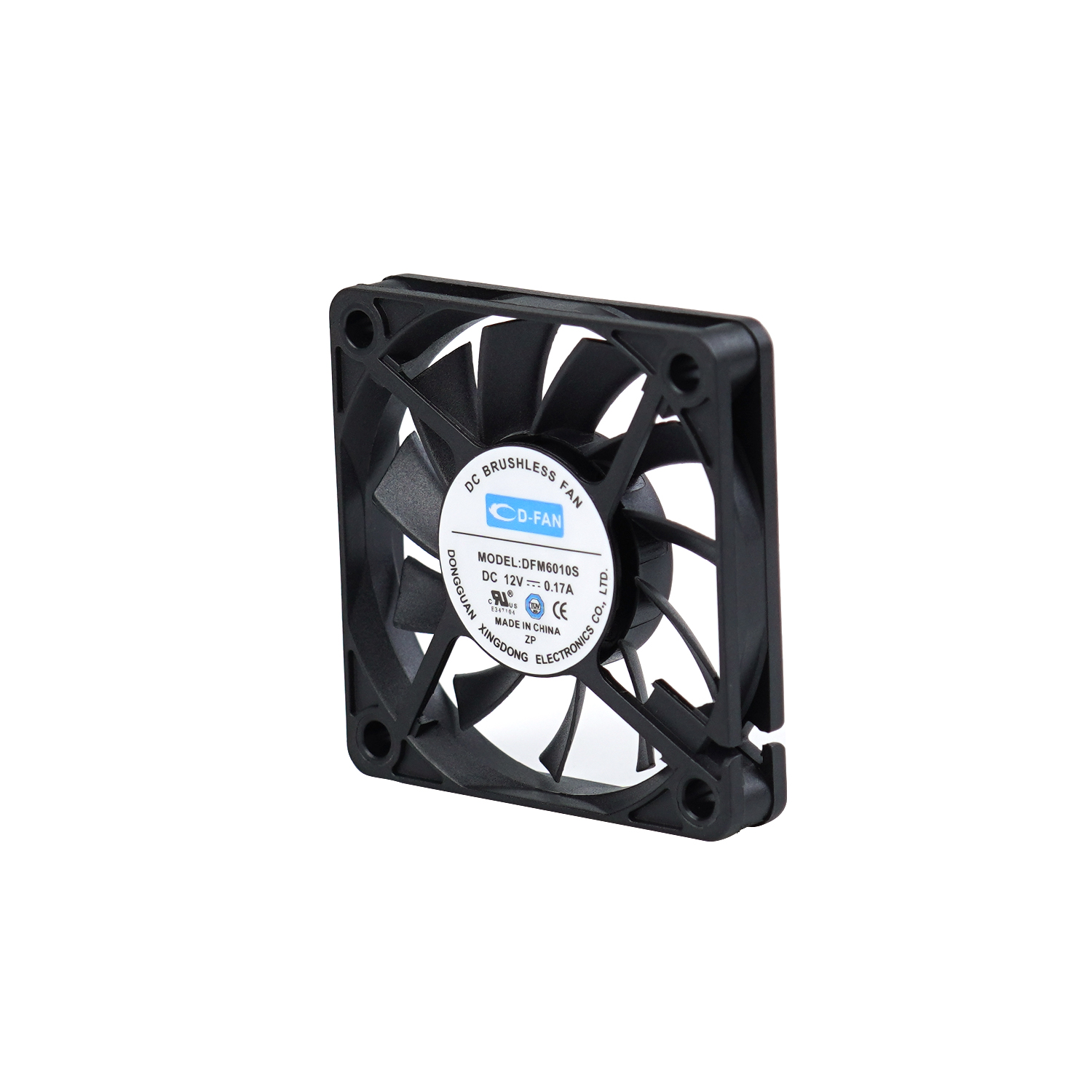 Centrífuga 5V 12V Mini 60mm DC Fan Axial