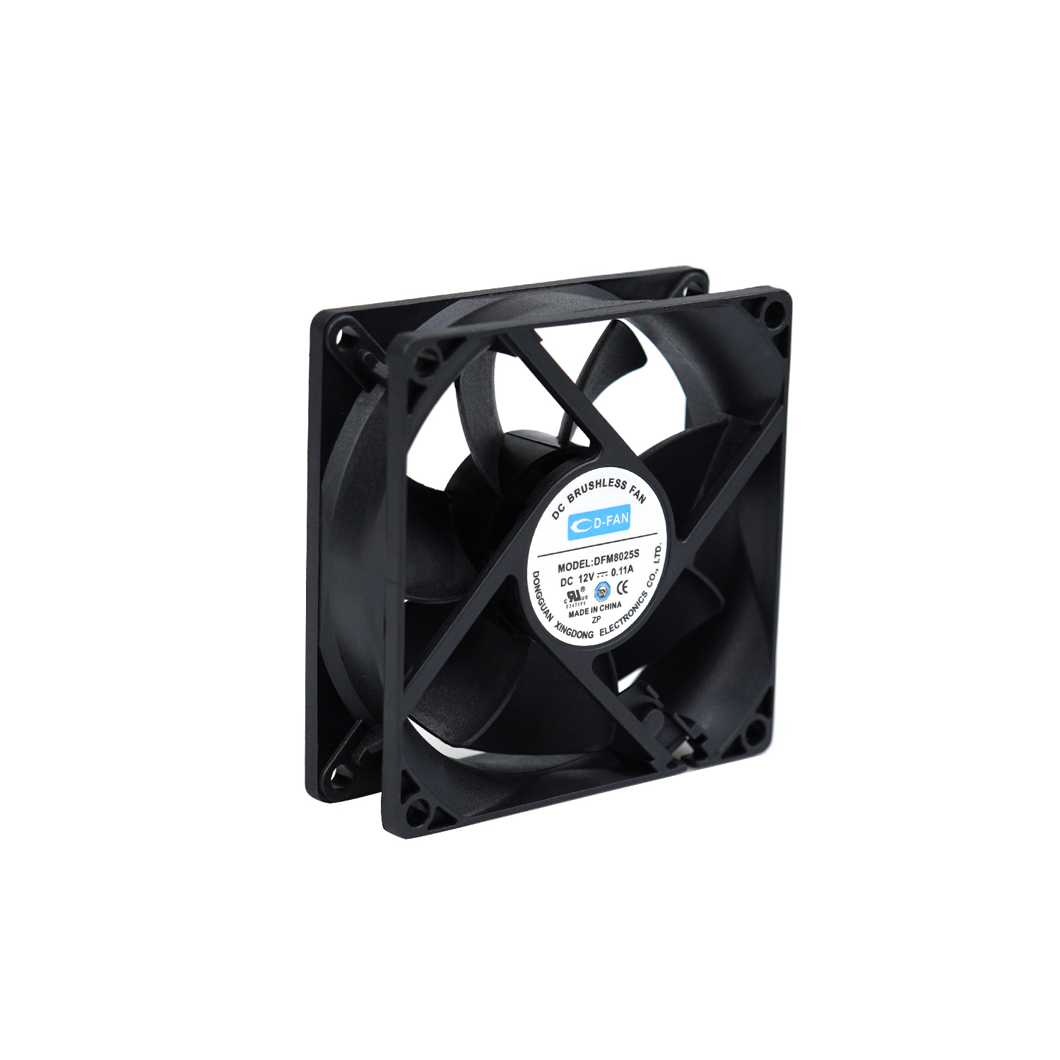 Alta CFM 12 V 80x80x25mm Bolas de Bolas DC Fan Axial